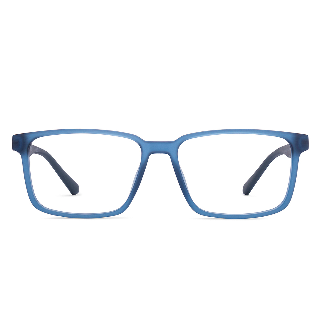 Buy Blue Gunmetal Blue Full Rim Rectangle John Jacobs TR Flex JJ