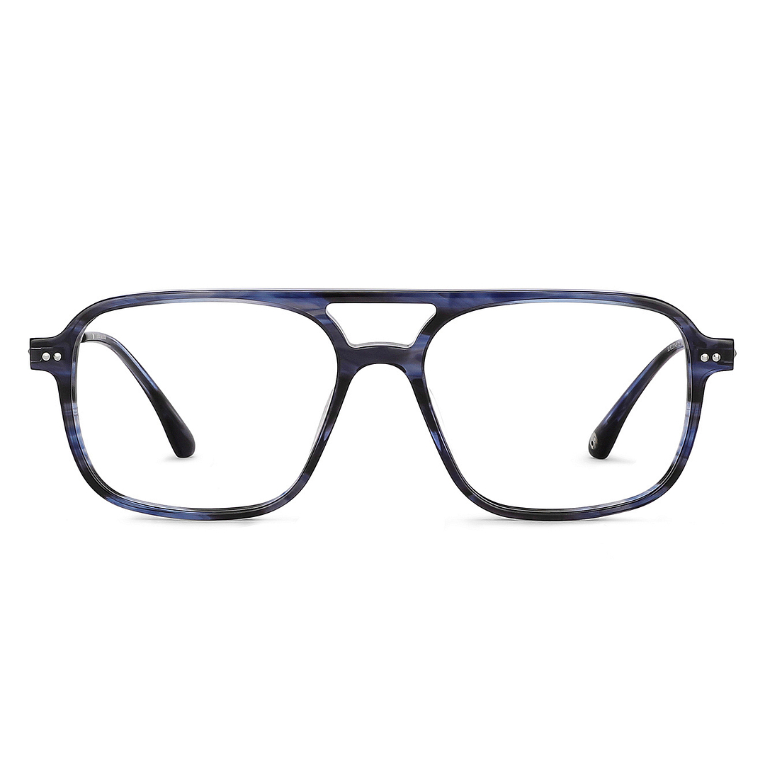 John Jacobs Online Sky Blue Full Rim Square left side