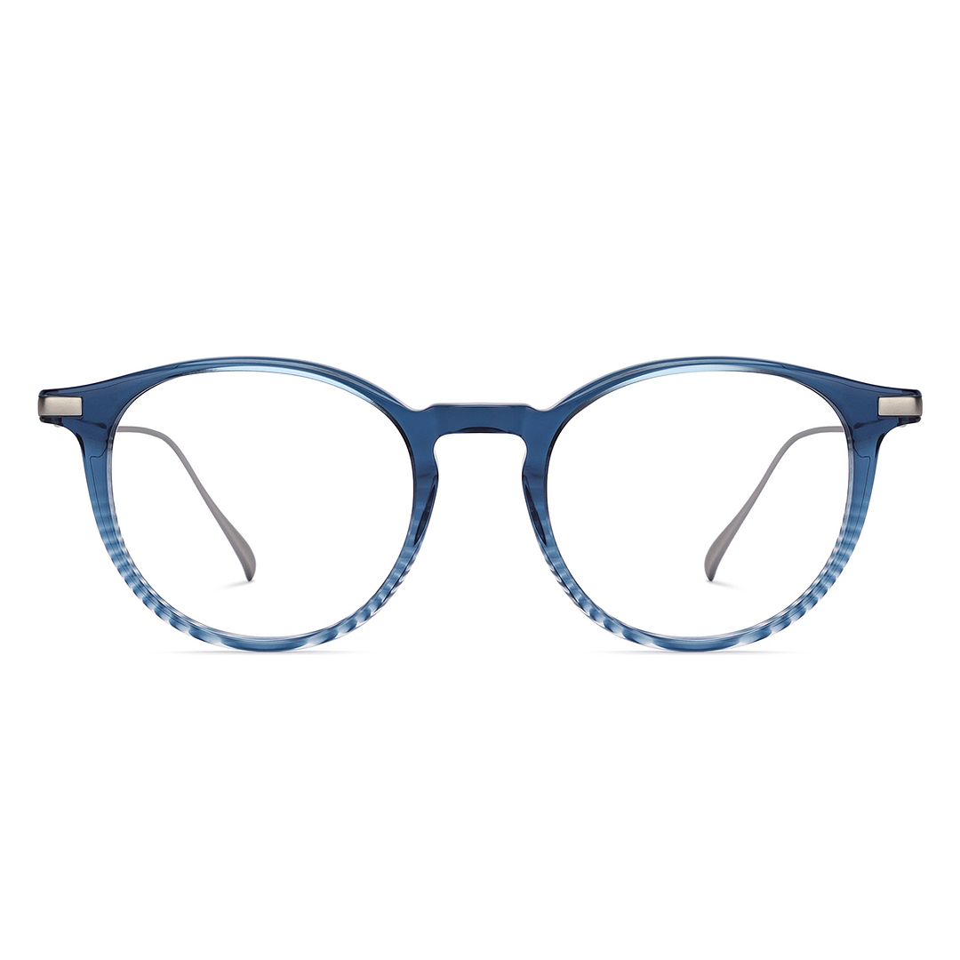 John Jacobs Sky Blue Full Rim Round right side