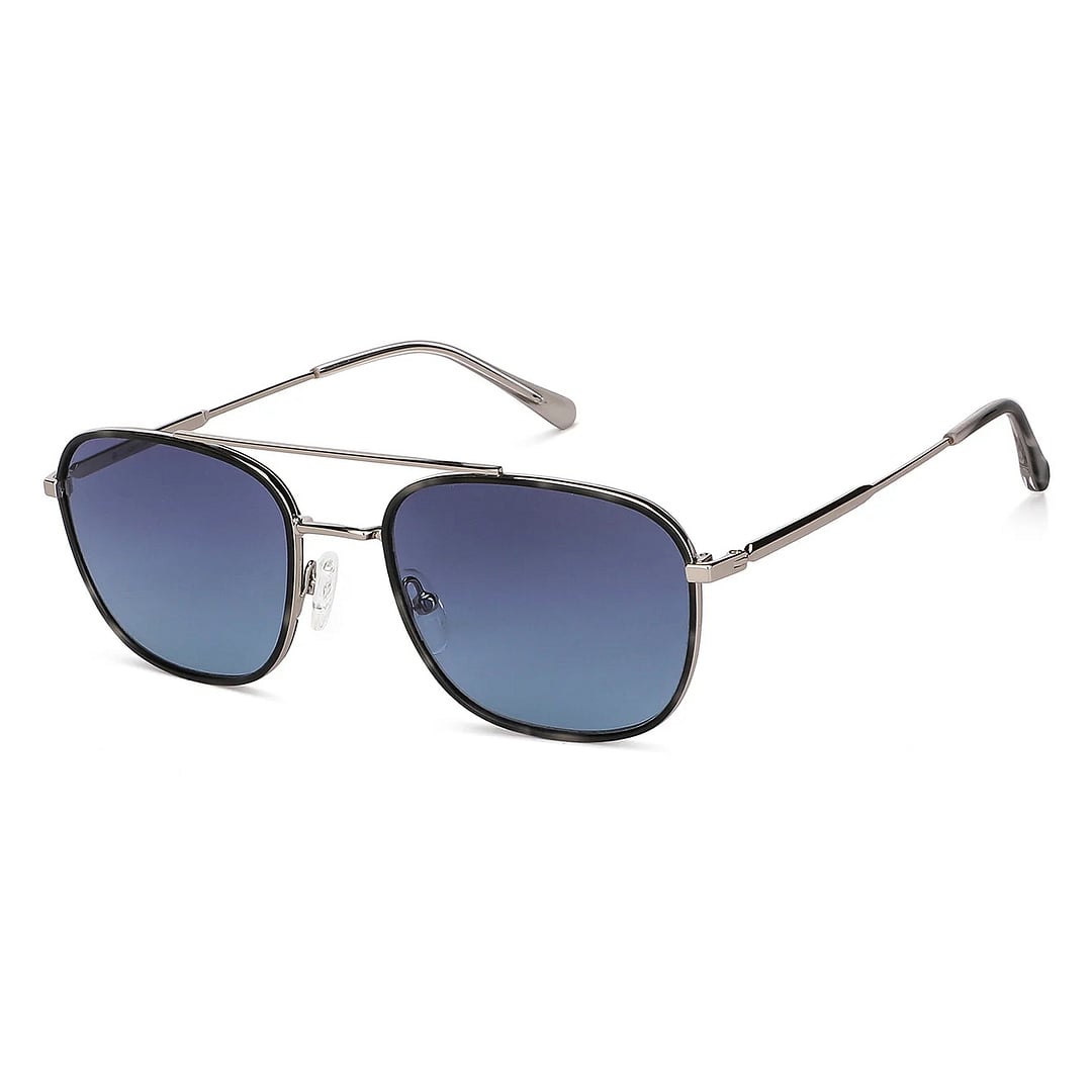 John Jacobs Silver Full Rim Aviator right side