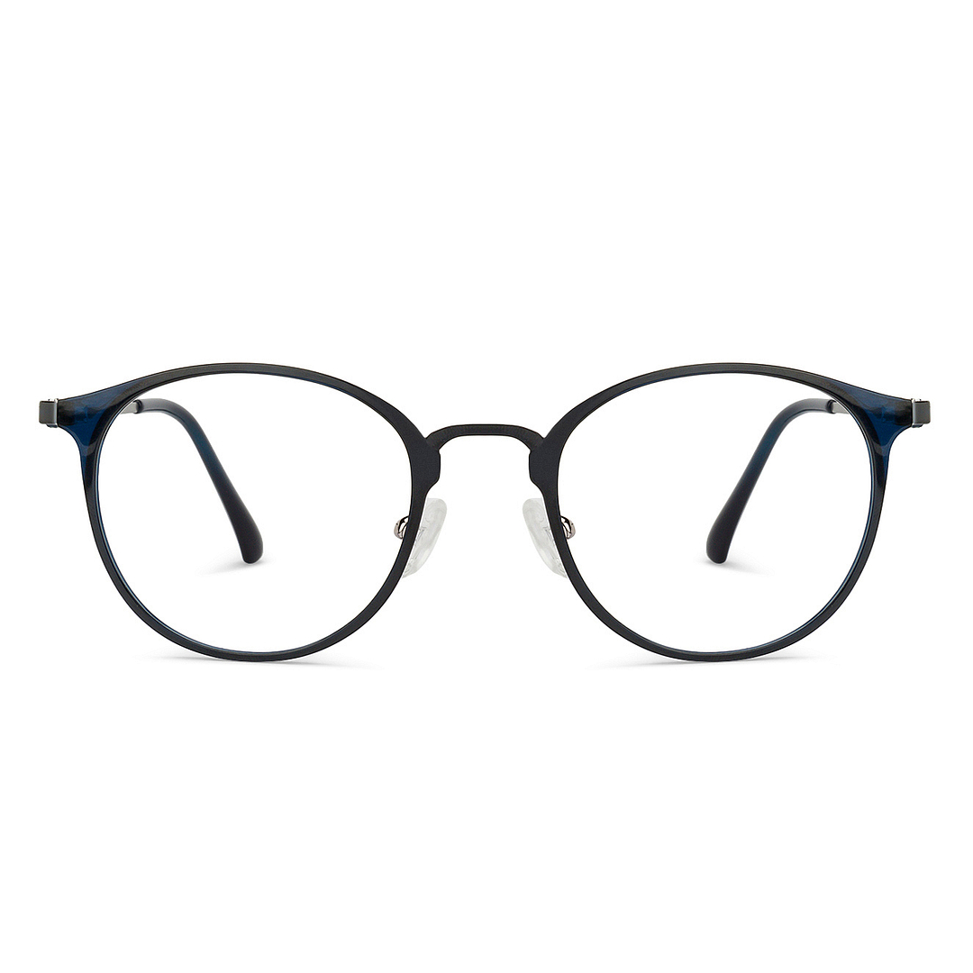 John Jacobs Online Sky Blue Full Rim Round left side