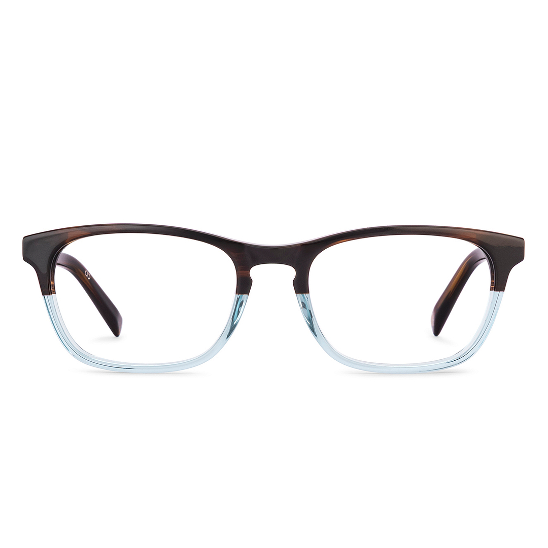 John Jacobs Light Brown Full Rim Rectangle right side