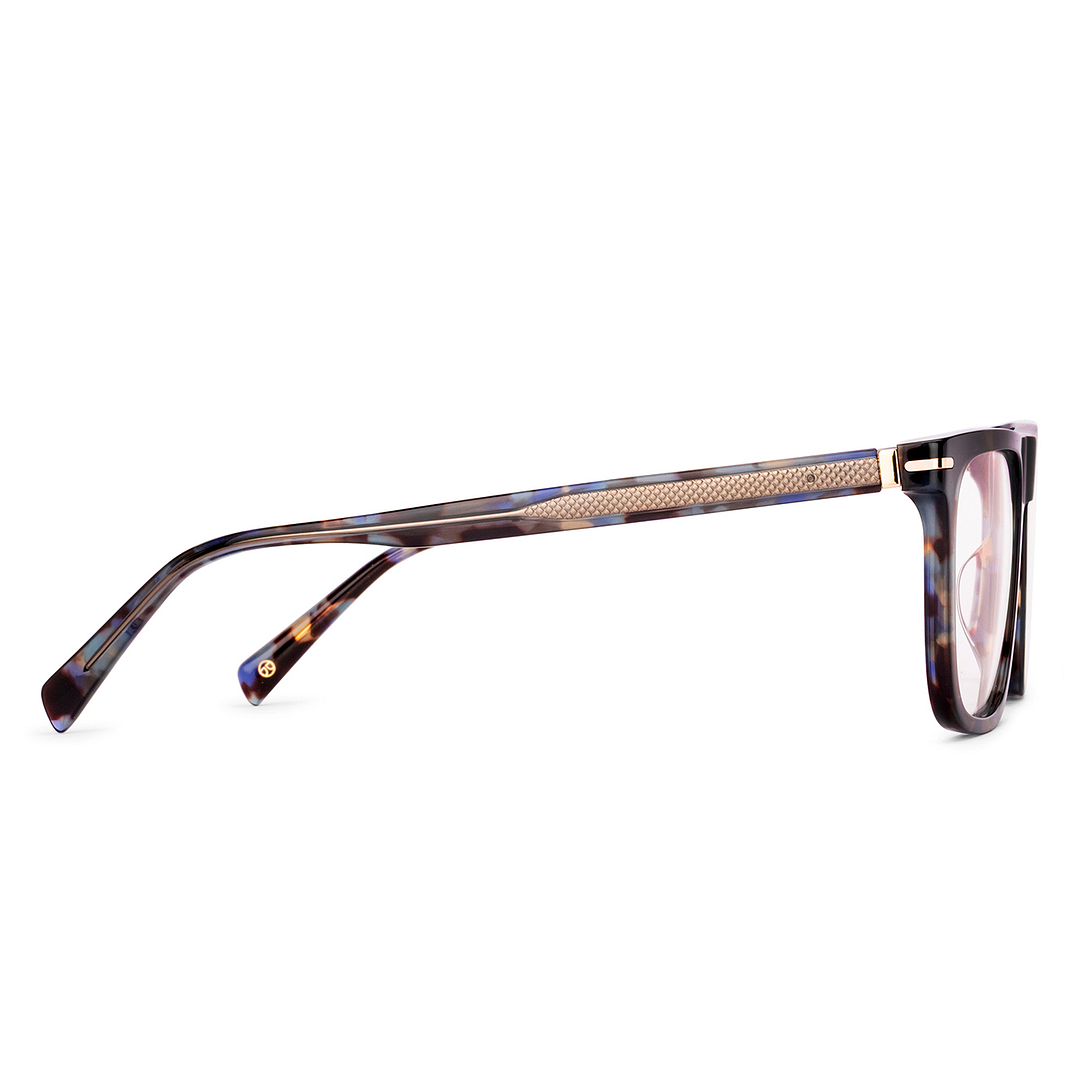 John Jacobs Brown Full Rim Square left side