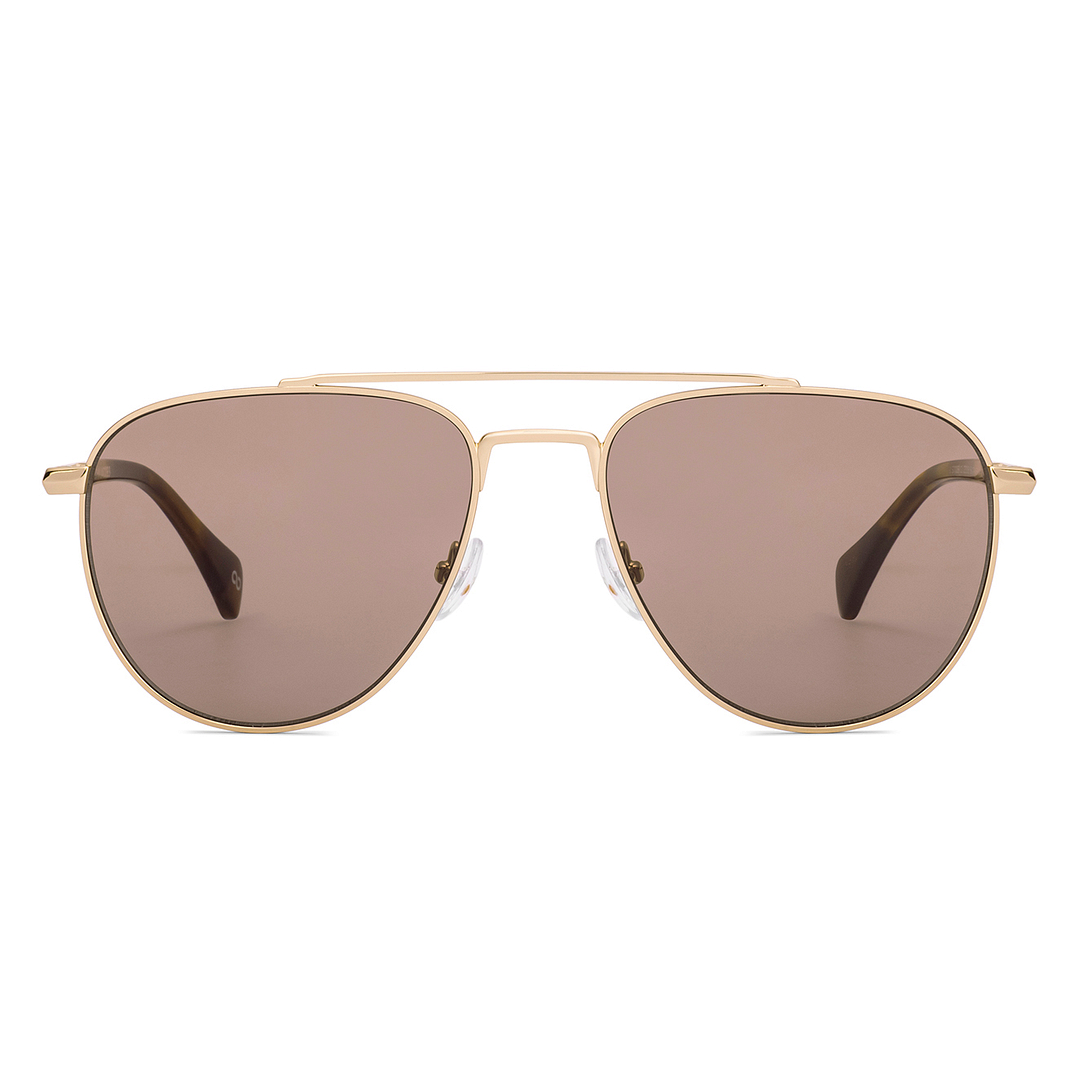 John Jacobs Gold Full Rim Aviator right side