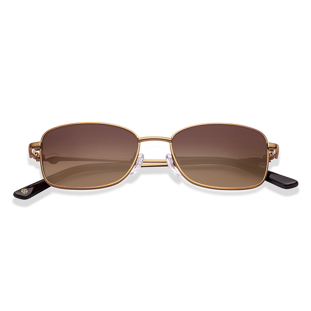 John Jacobs Brown Full Rim Cat Eye left side