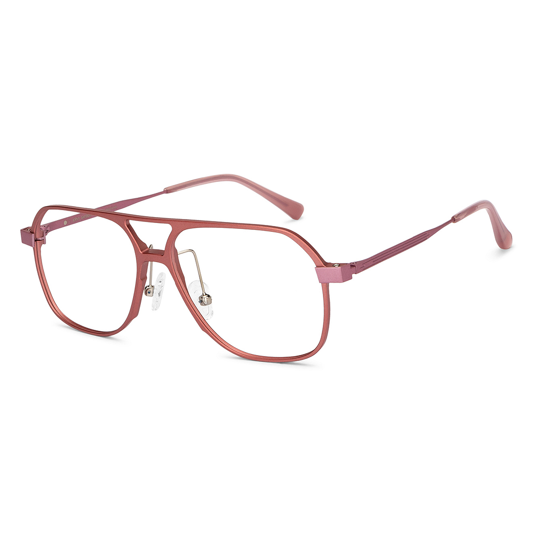 John Jacobs Online Pink Full Rim Aviator right side