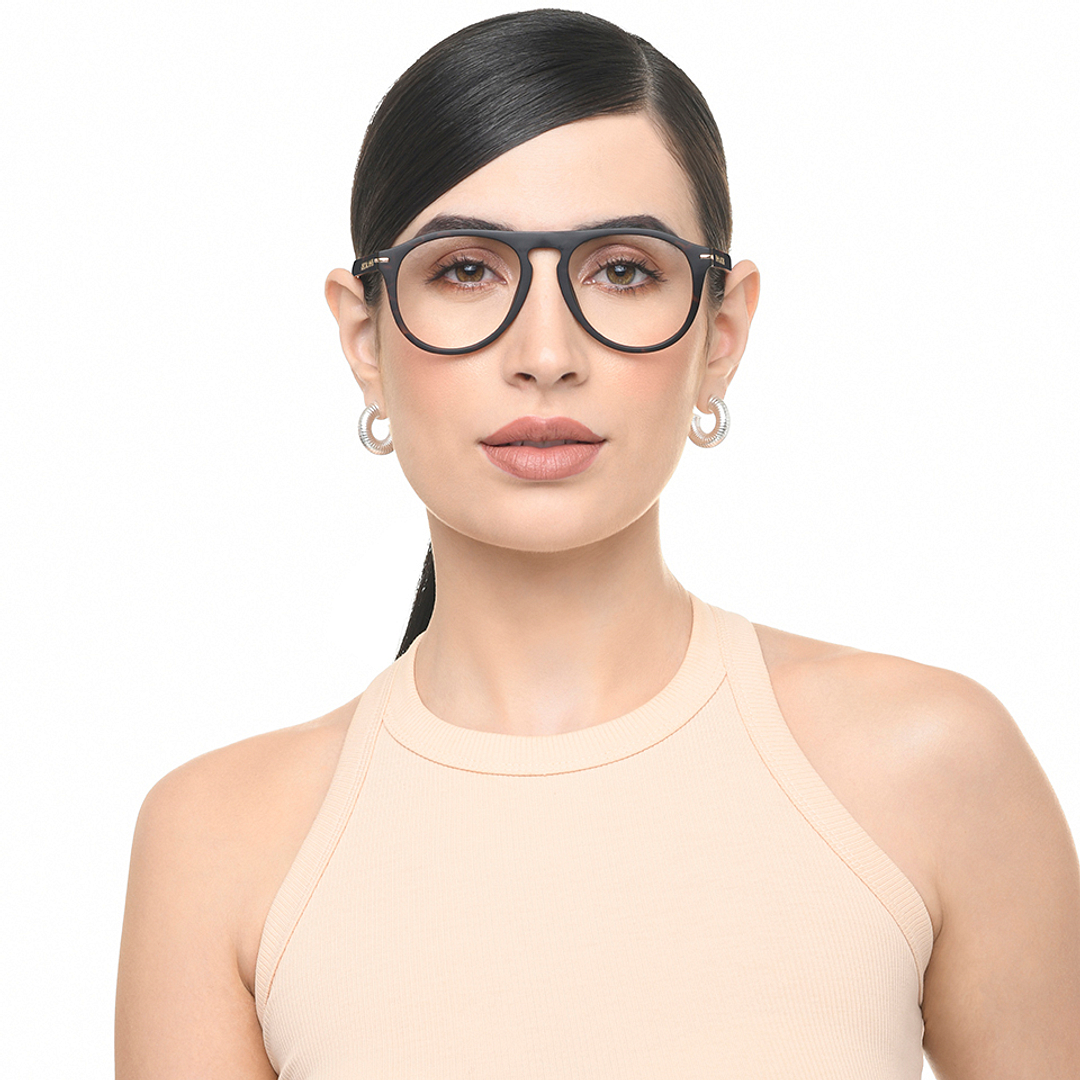 Buy Brown Tortoise Full Rim Aviator John Jacobs JJ E17137-C3 JJ