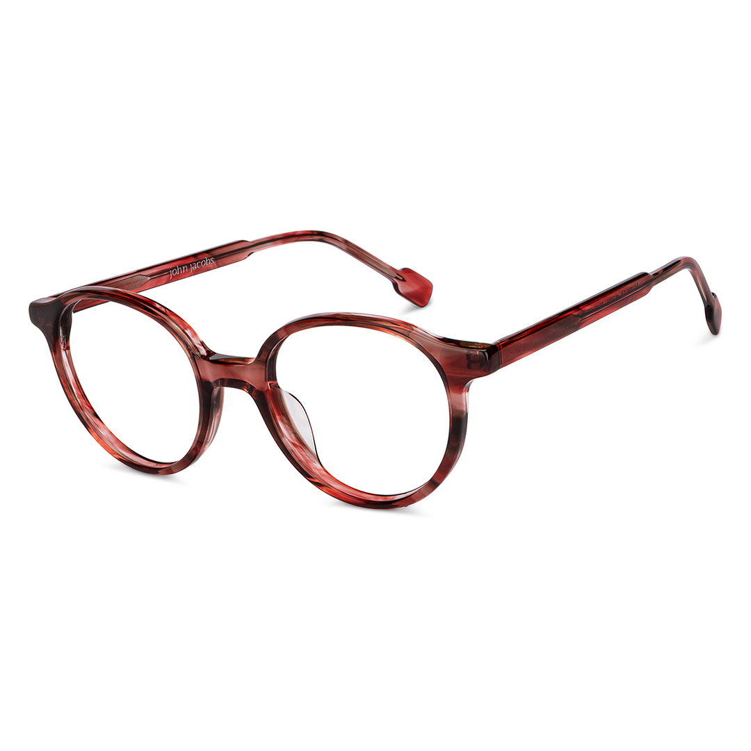 John Jacobs Online Light Brown Full Rim Round right side
