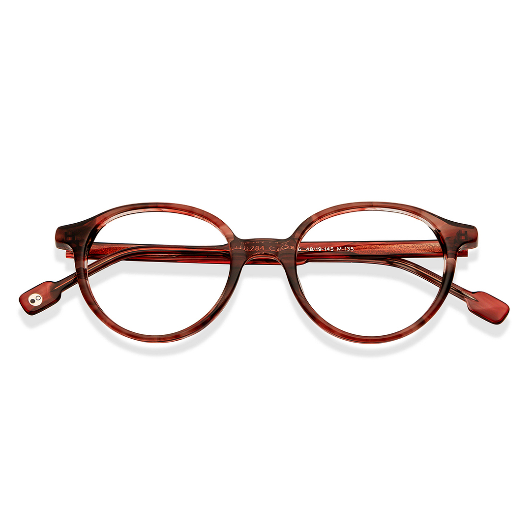 John Jacobs Online Light Brown Full Rim Round left side