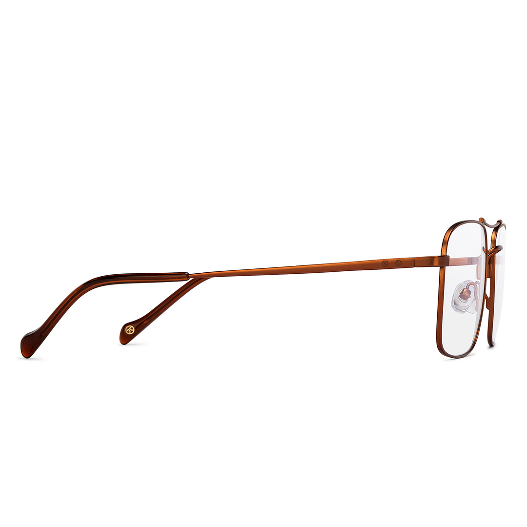 John Jacobs Online Dark Brown Full Rim Square left side