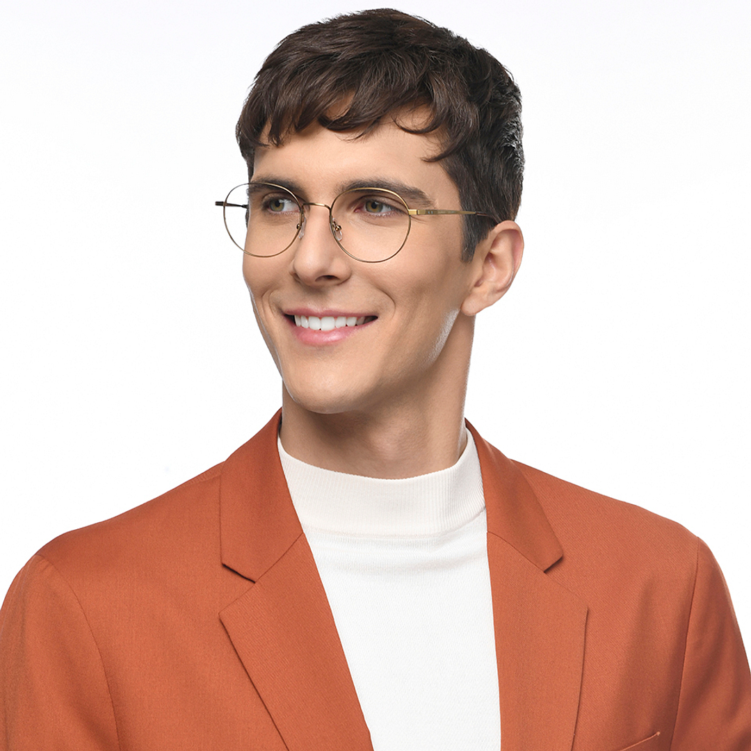 John Jacobs Online Dark Brown Full Rim Round right side