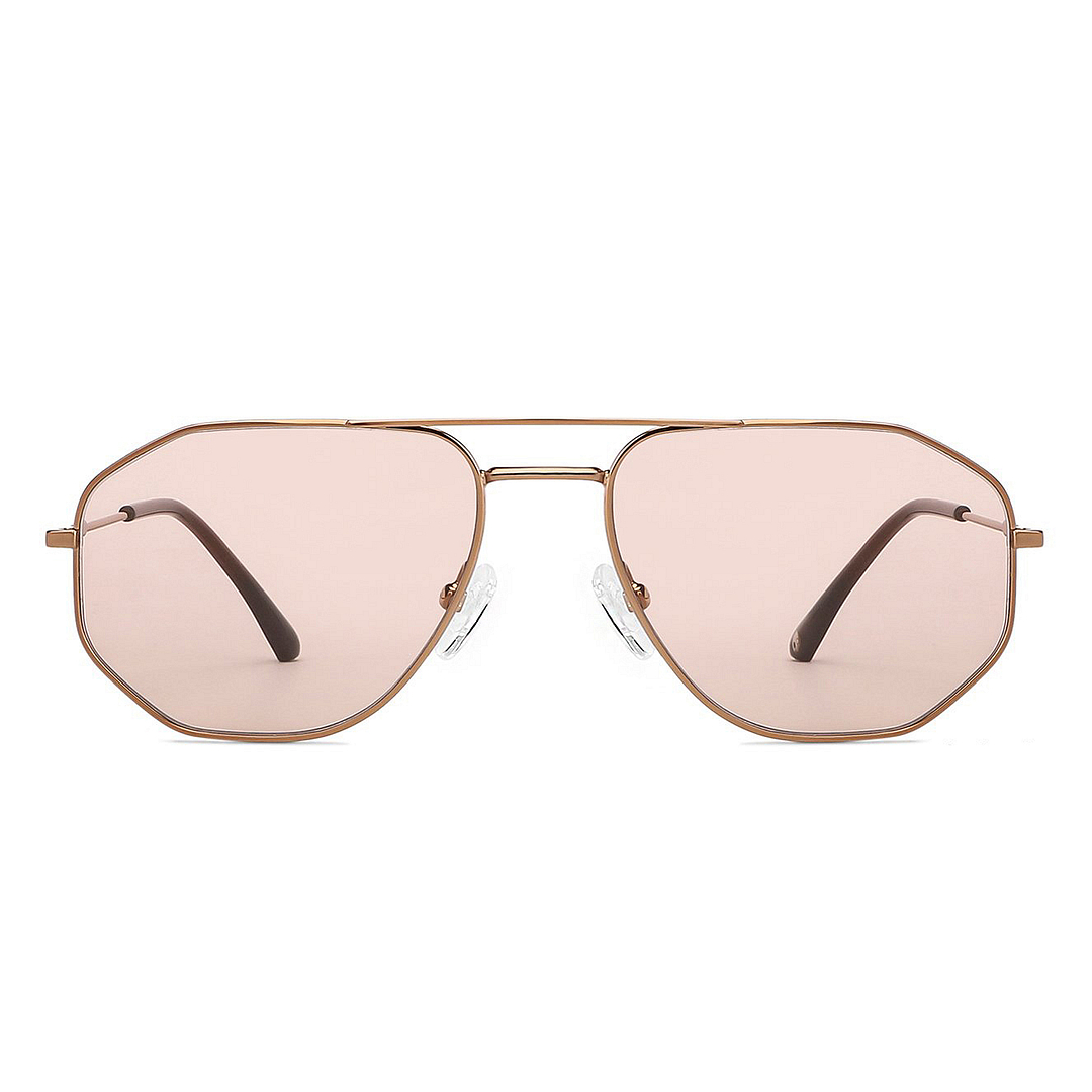 John Jacobs Online Gold Full Rim Aviator left side