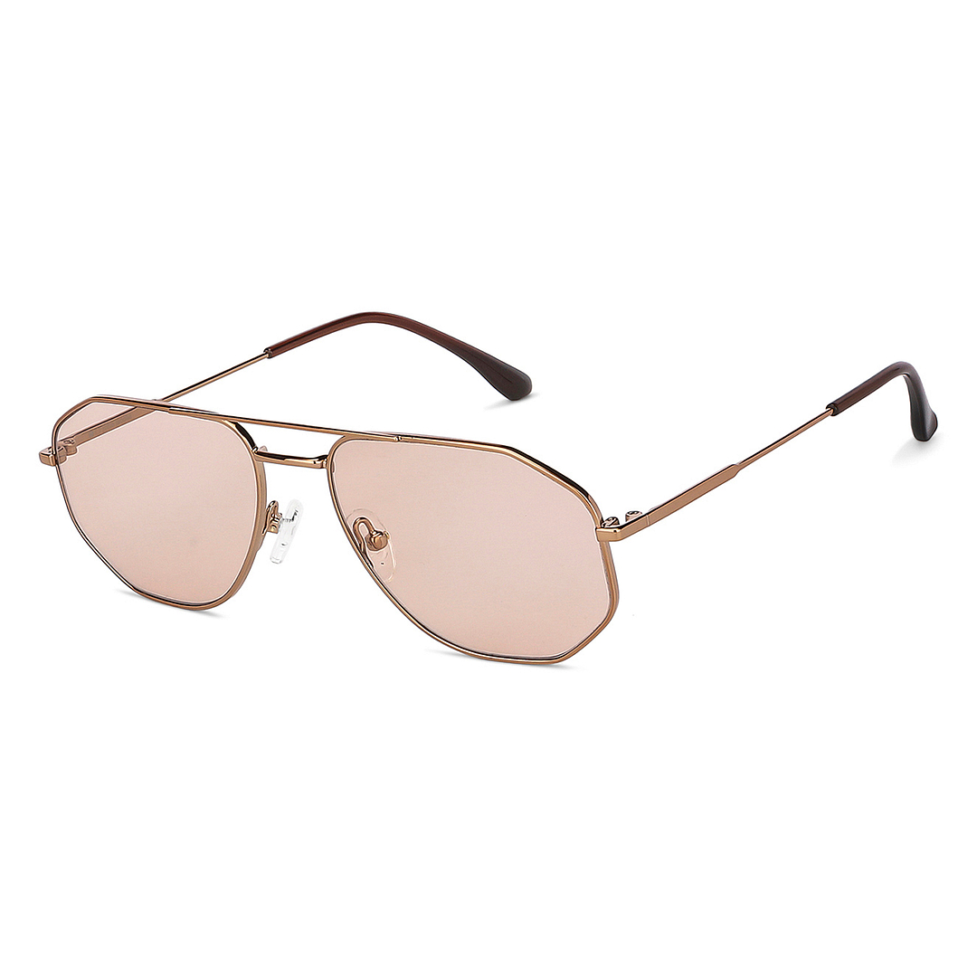 John Jacobs Online Gold Full Rim Aviator right side