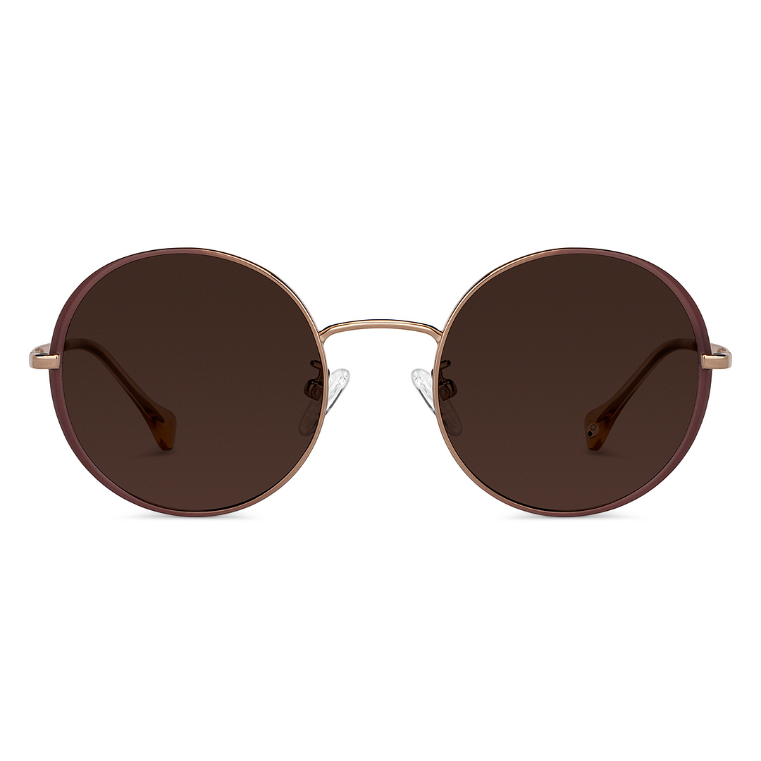 John Jacobs Online Light Brown Full Rim Round right side