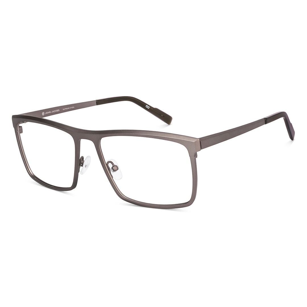 Copper Full Rim Square John Jacobs Supreme Steel JJ E70040 Eyeglasses