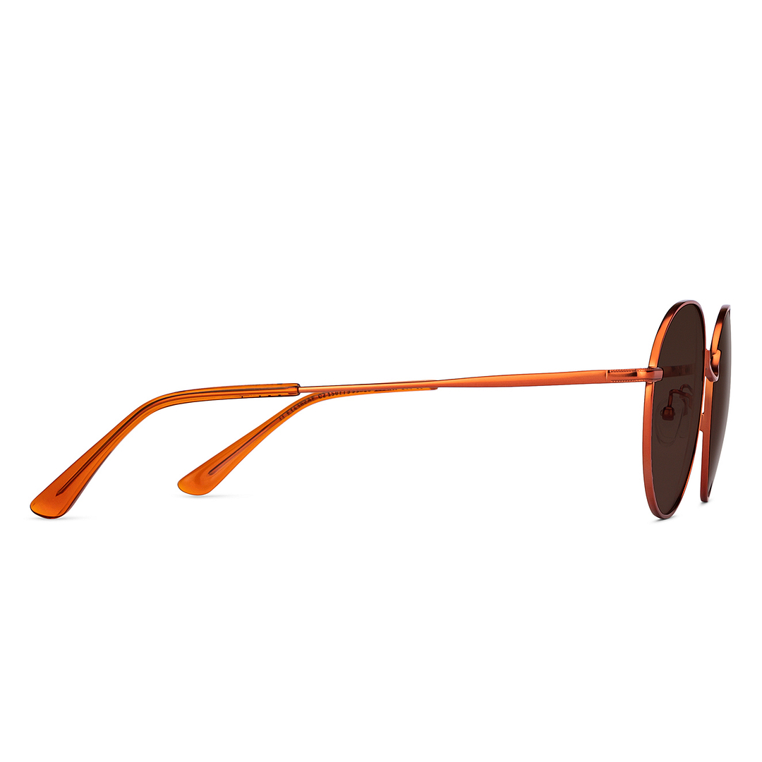 John Jacobs Online Dark Brown Full Rim Round left side
