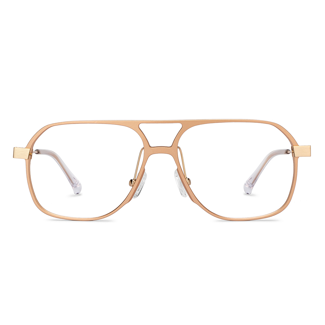 John Jacobs Online Dark Brown Full Rim Aviator left side