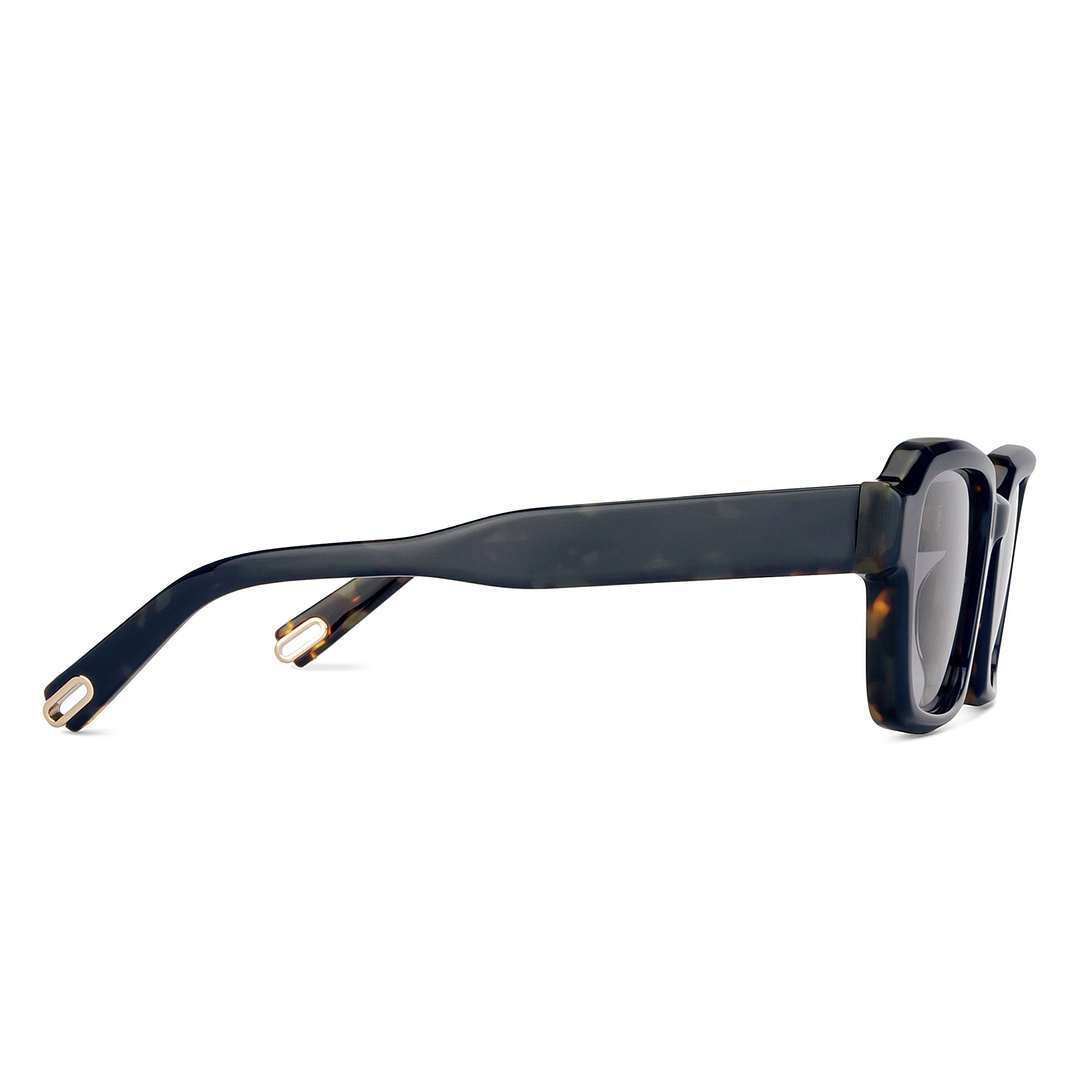 John Jacobs Light Brown Full Rim Square left side