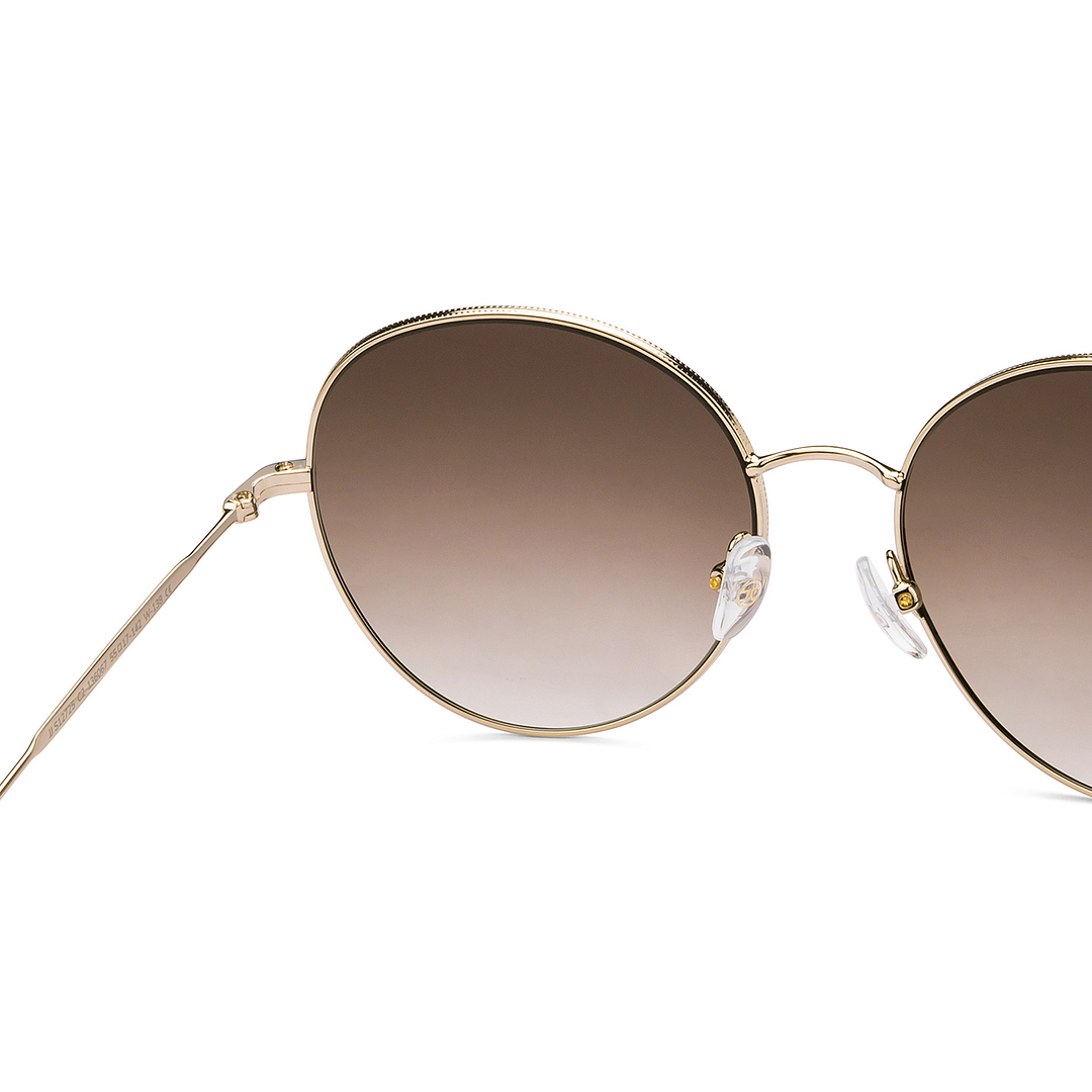 John Jacobs Online Gold Full Rim Cat Eye right side