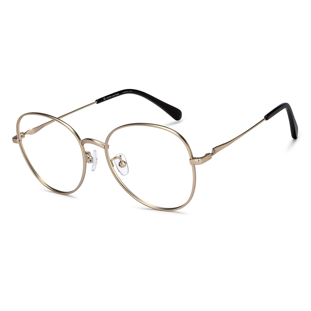 John Jacobs Online Gold Full Rim Cat Eye left side