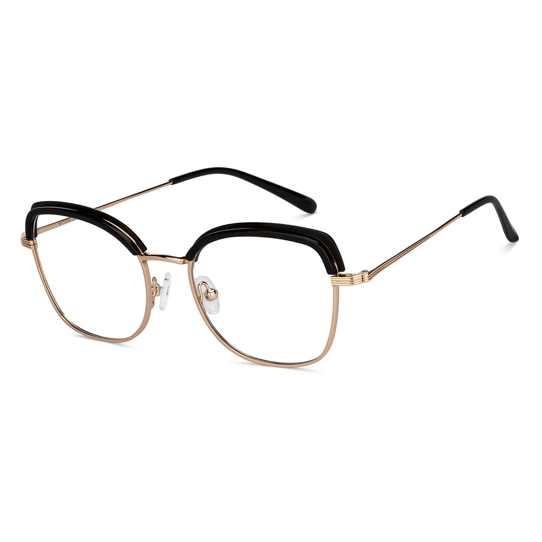 John Jacobs Online Black Full Rim Square right side