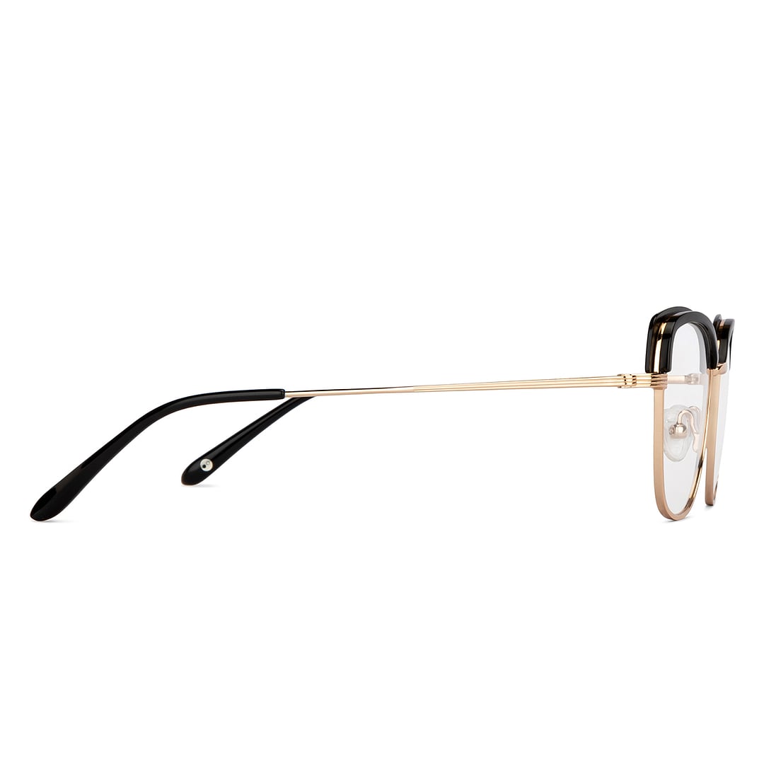 John Jacobs Online Black Full Rim Square left side