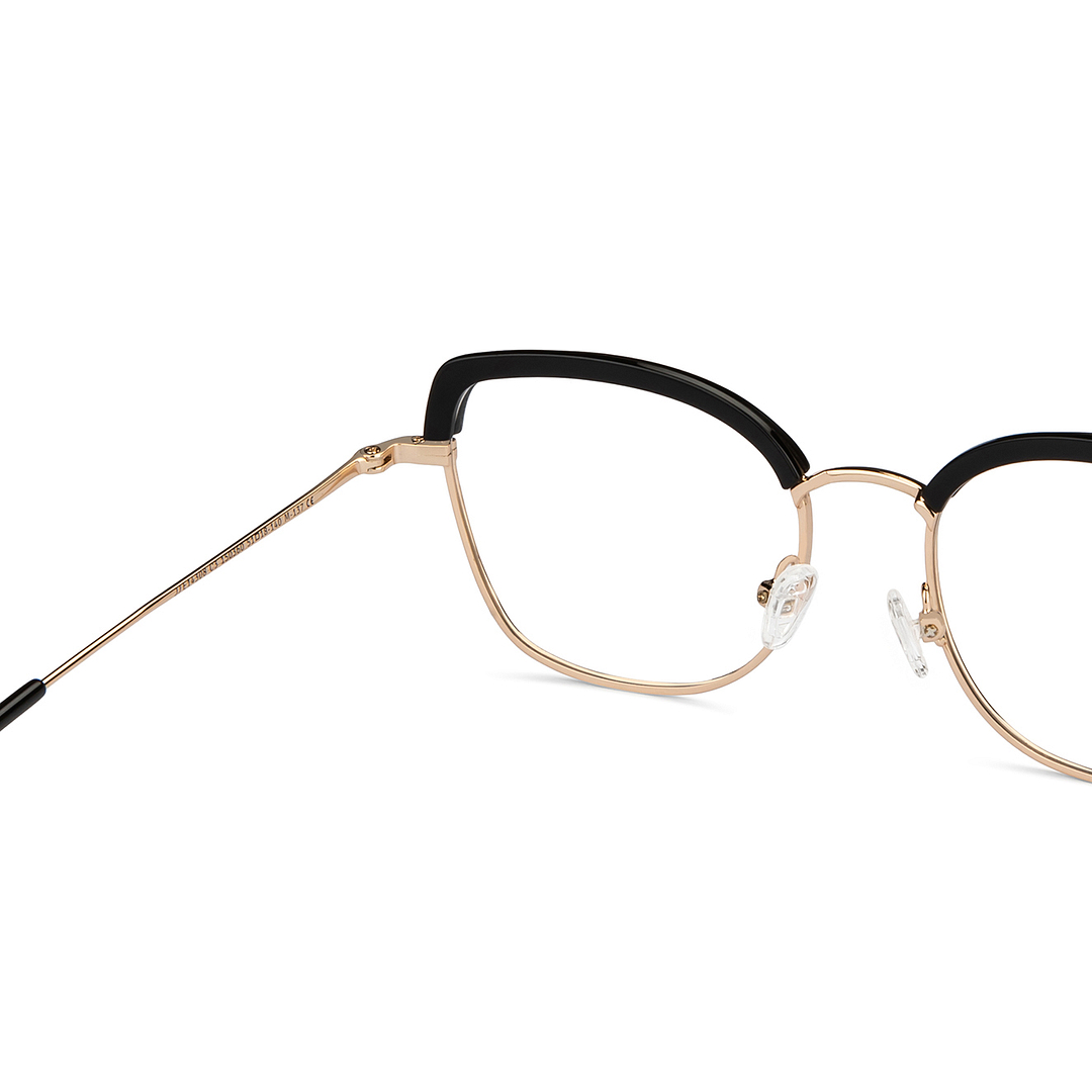 John Jacobs Online Black Full Rim Square right side