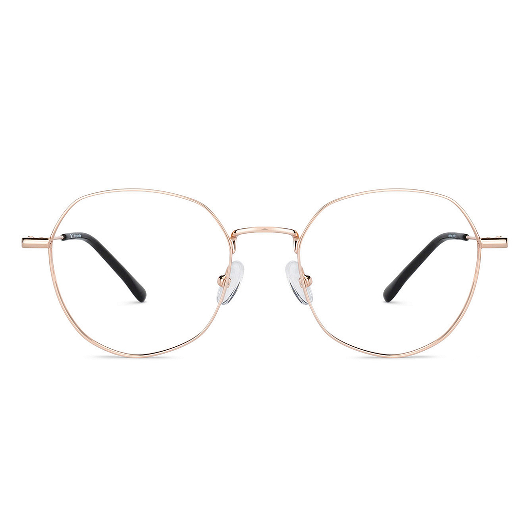 John Jacobs Gold Full Rim Geometric right side