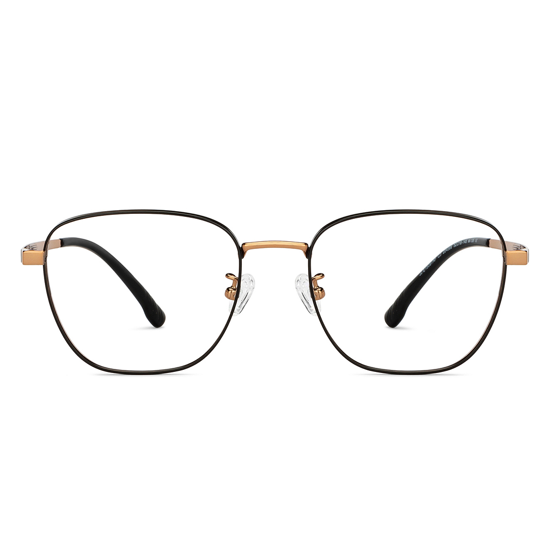 John Jacobs Black Full Rim Square right side