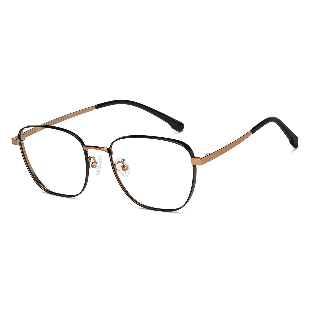 John Jacobs Black Full Rim Square right side