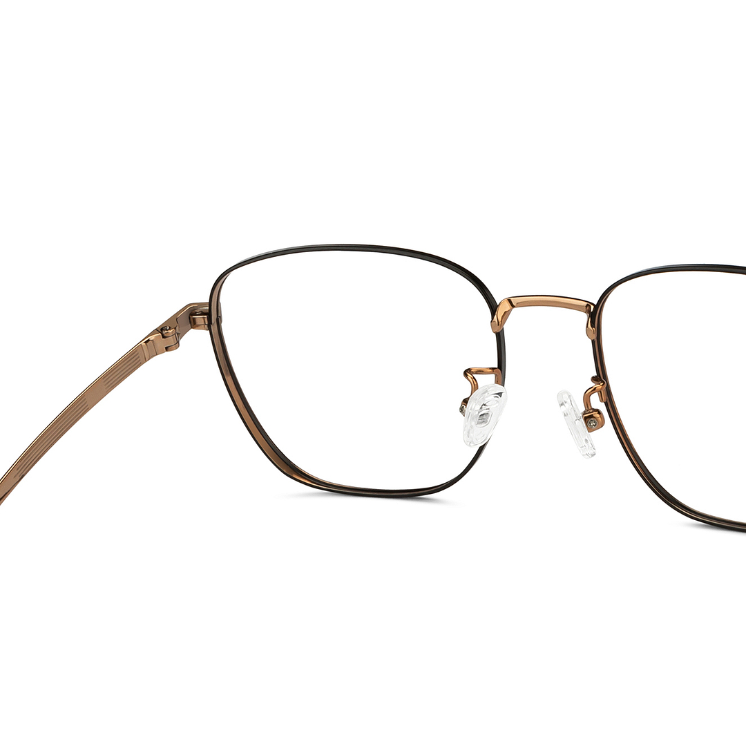 John Jacobs Black Full Rim Square right side