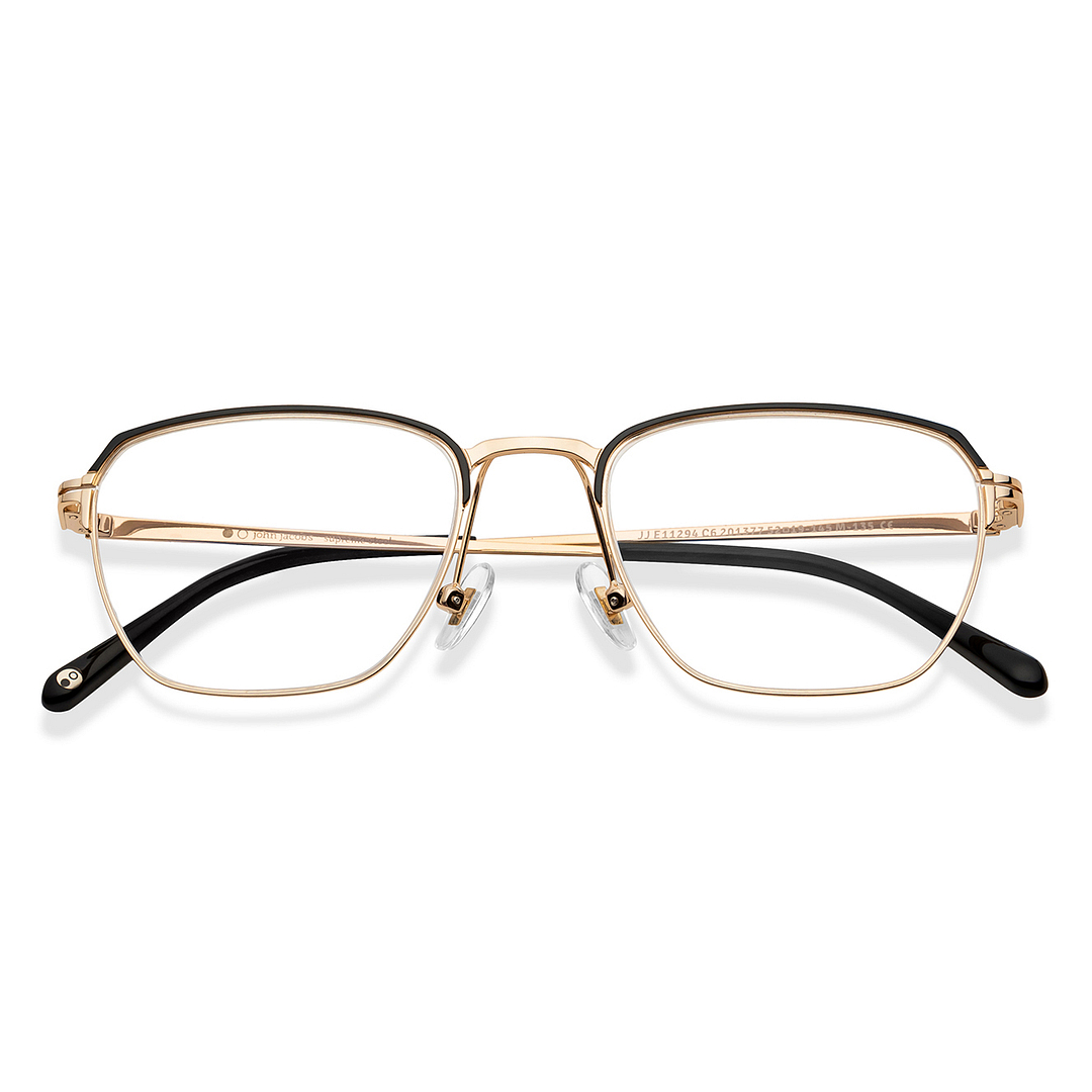 John Jacobs Online Black Full Rim Square left side