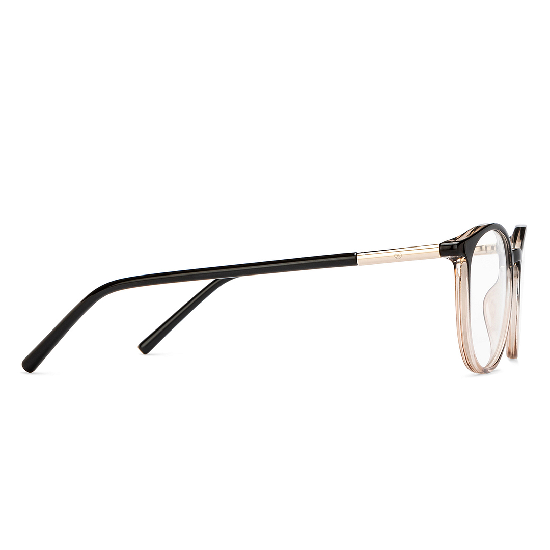 John Jacobs Online Black Full Rim Round left side