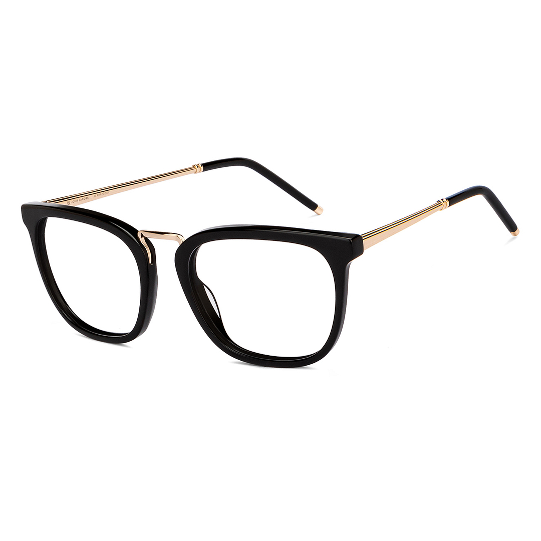 John Jacobs Black Full Rim Square right side