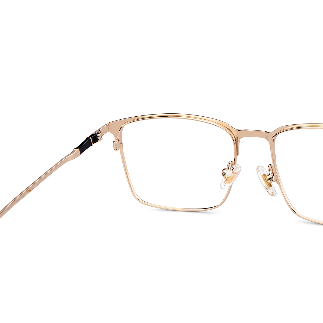 John Jacobs Black Full Rim Square right side