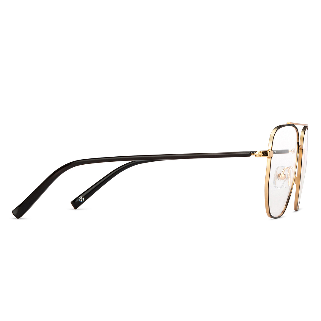 John Jacobs Online Gold Full Rim Square left side