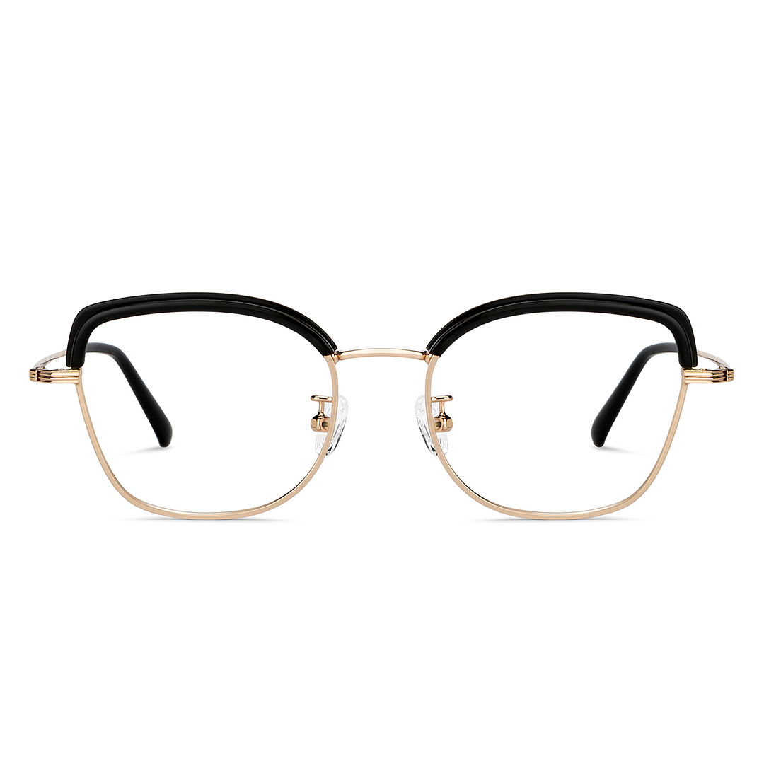 John Jacobs Online Black Full Rim Geometric right side