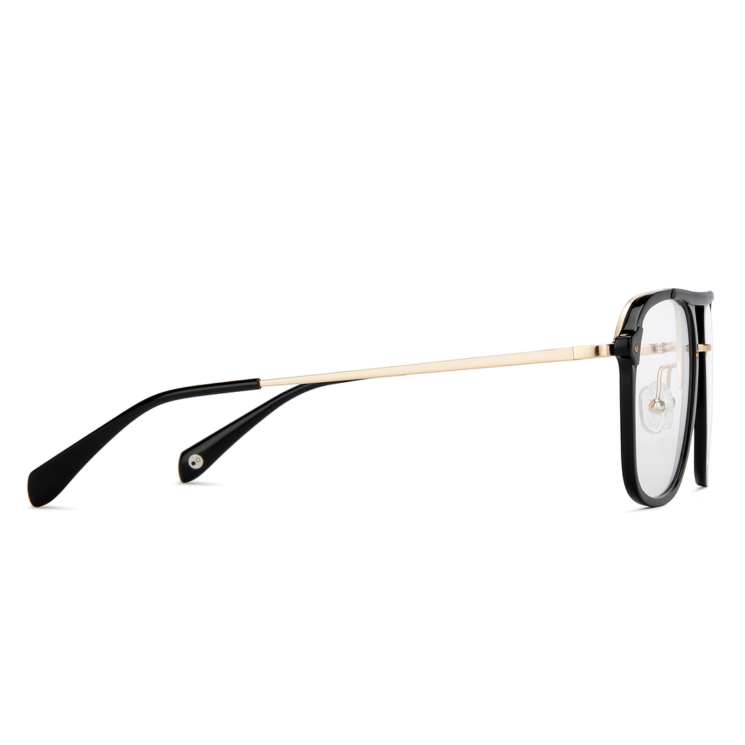 John Jacobs Online Black Full Rim Square left side