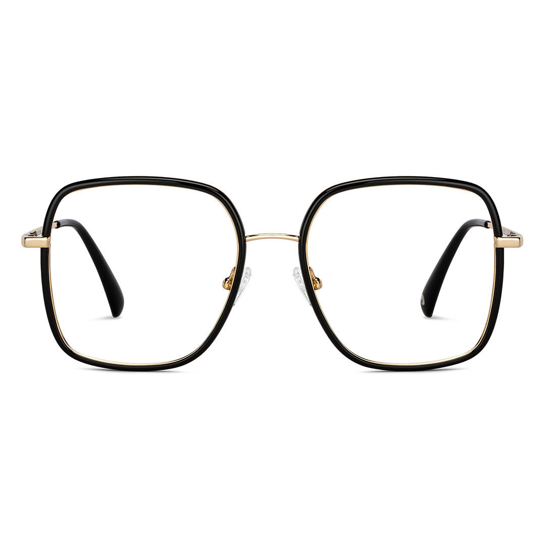 John Jacobs Online Black Full Rim Square right side