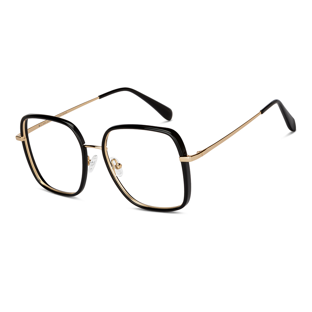 John Jacobs Online Black Full Rim Square left side