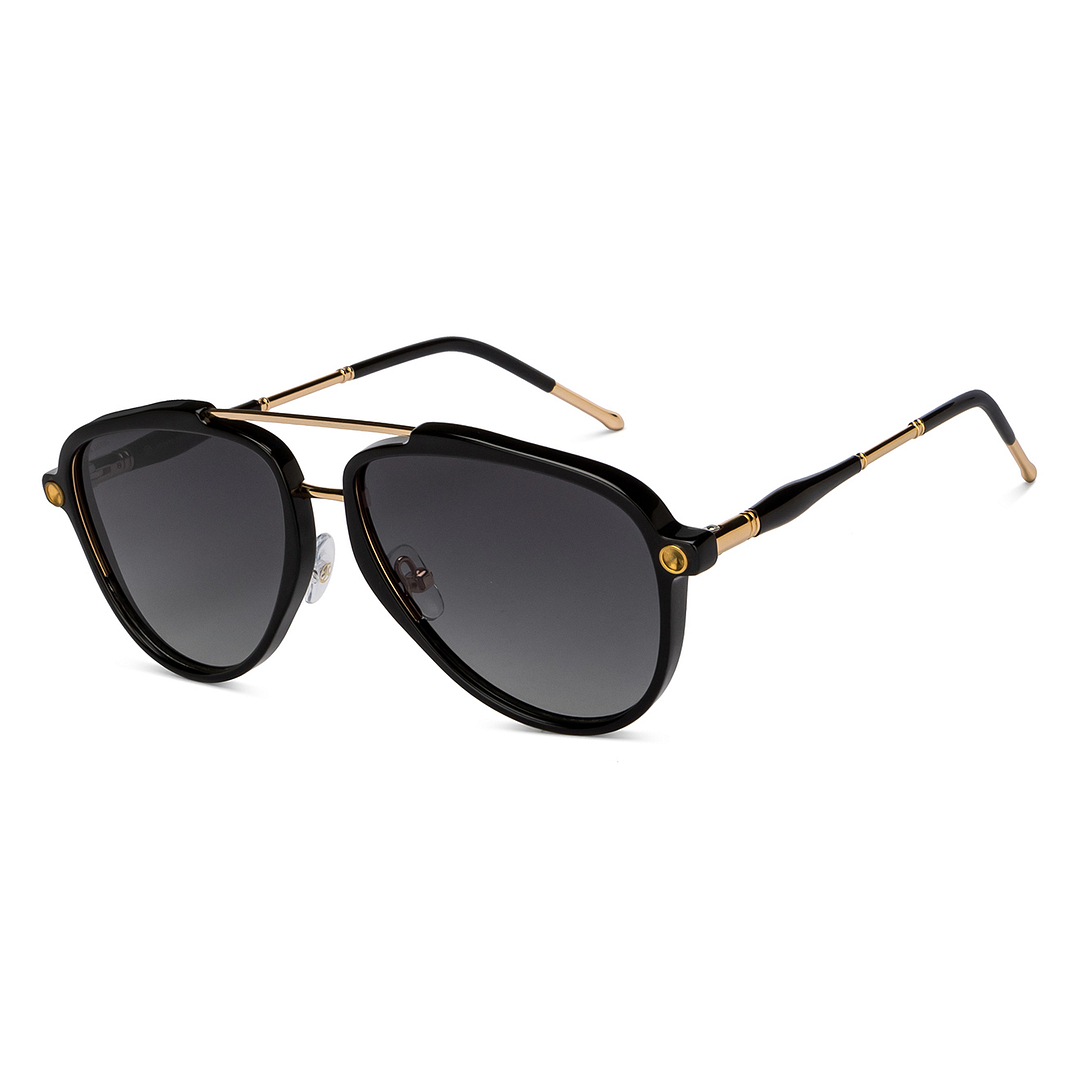 Buy Gold Black Green Gradient Full Rim Aviator John Jacobs JJ
