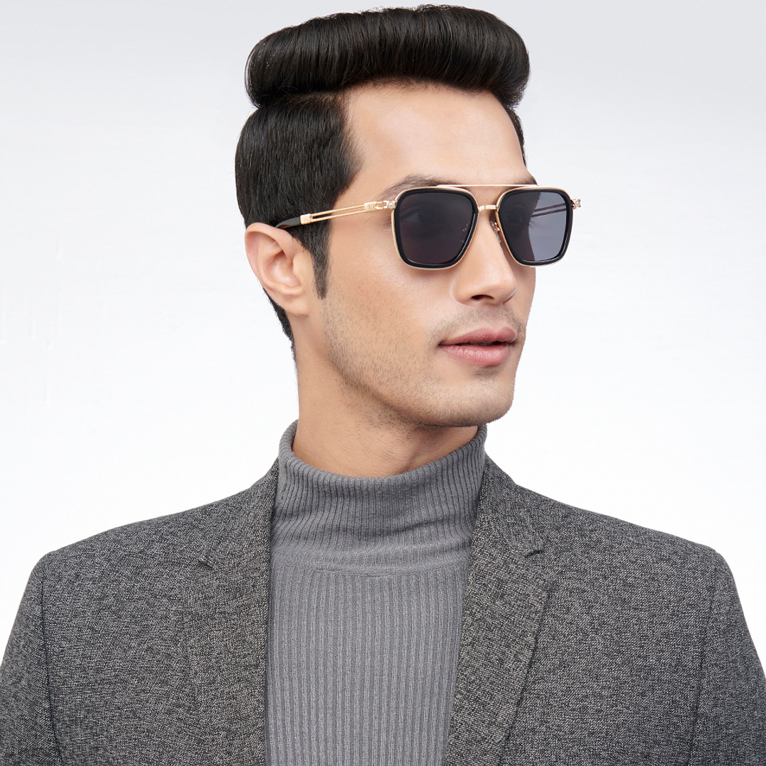 John Jacobs Online Black Full Rim Square right side