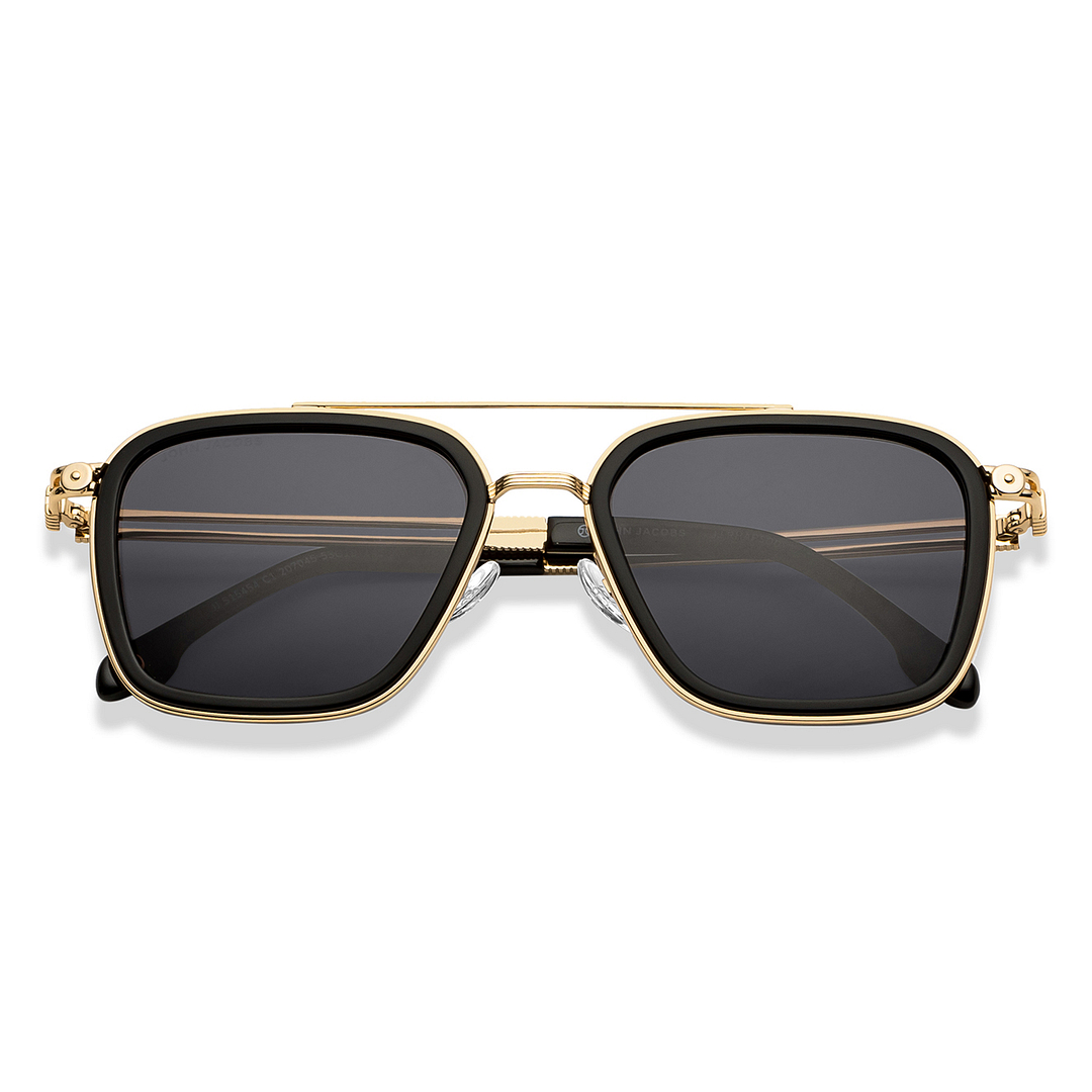 John Jacobs Online Black Full Rim Square left side