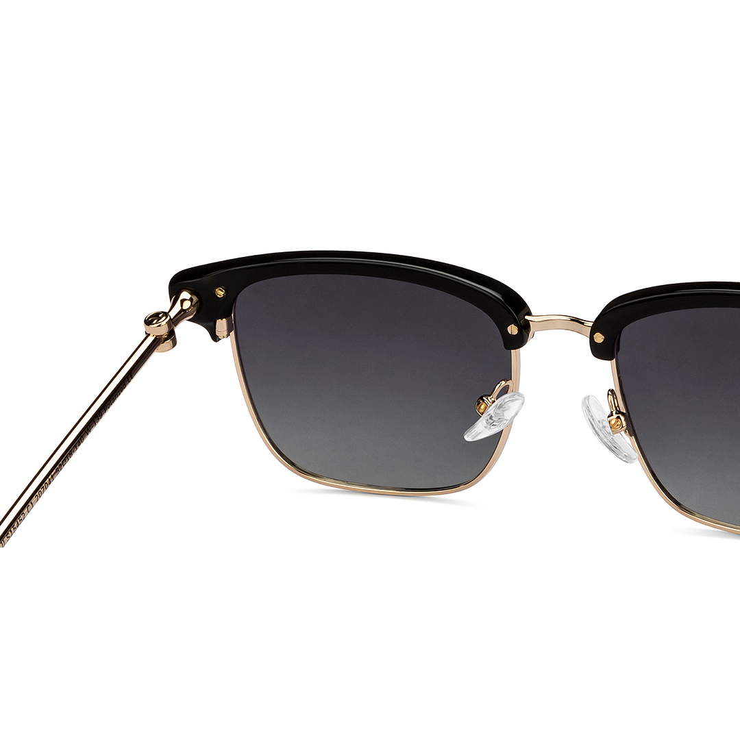 John Jacobs Online Black Full Rim Clubmaster right side