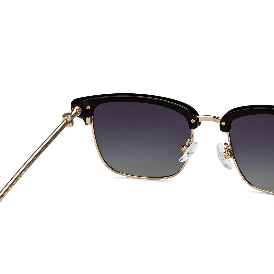 John Jacobs Online Black Full Rim Clubmaster right side