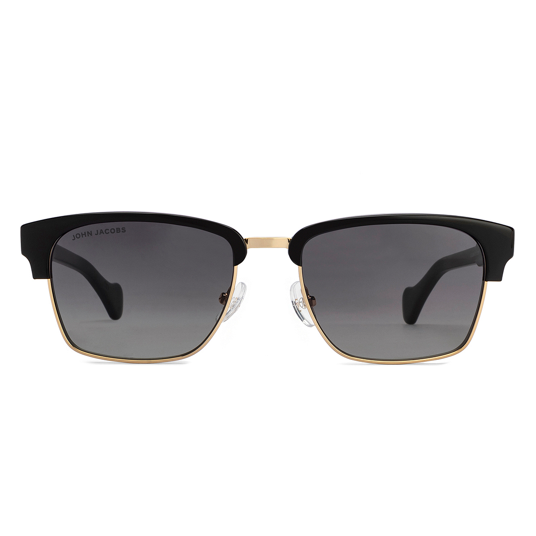 John Jacobs Online Black Full Rim Clubmaster right side