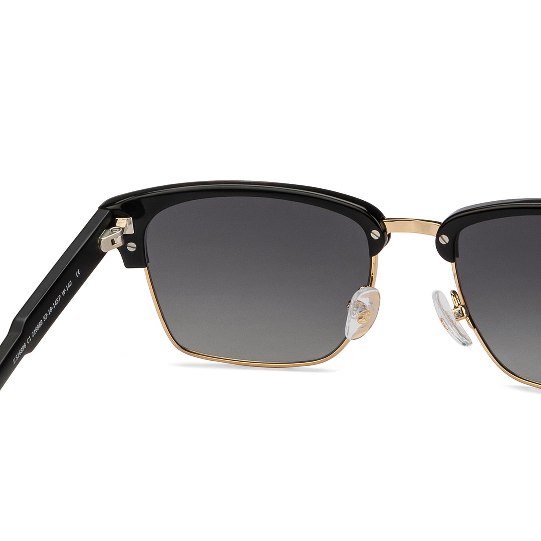 John Jacobs Online Black Full Rim Clubmaster right side