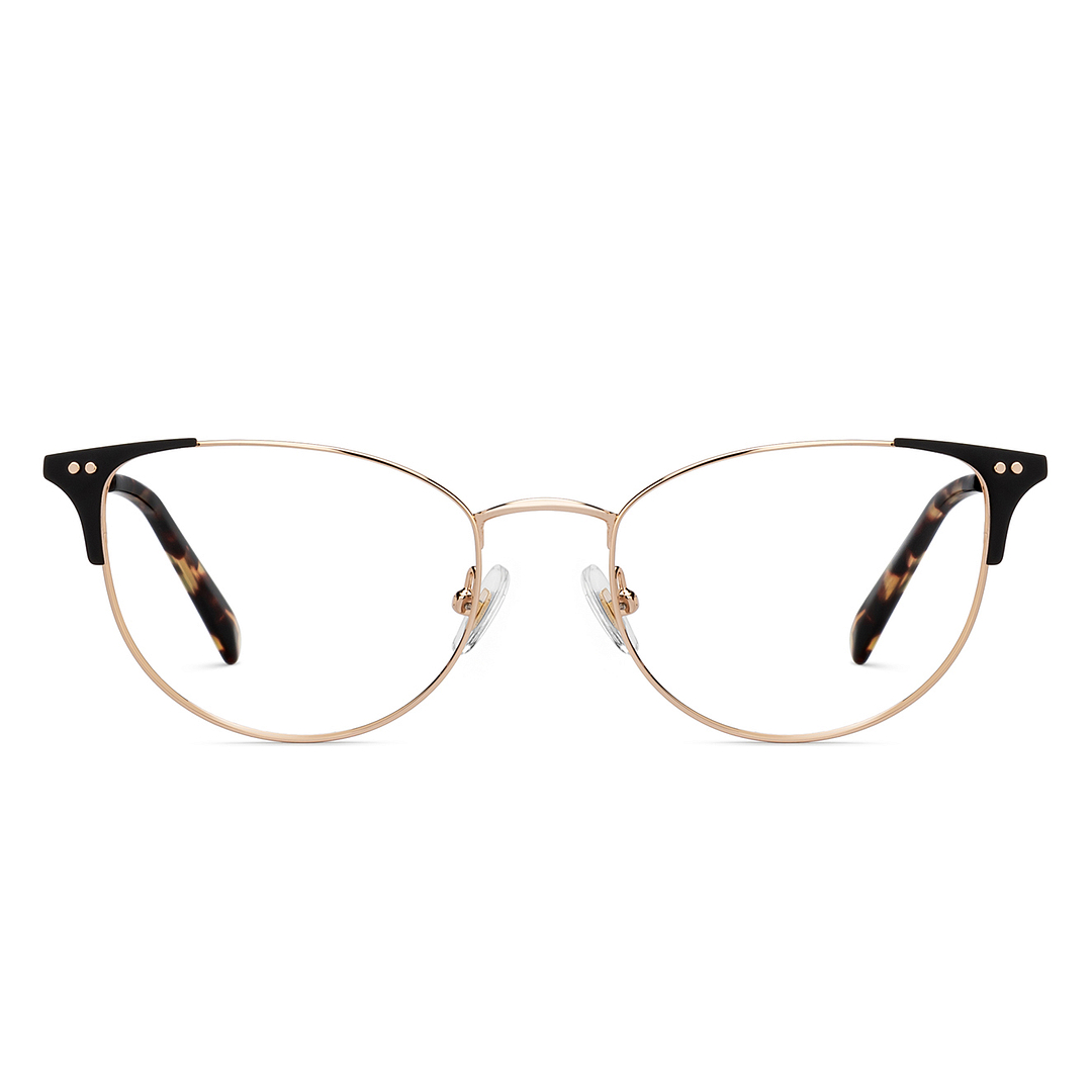 John Jacobs Online Rose Gold Full Rim Cat Eye left side