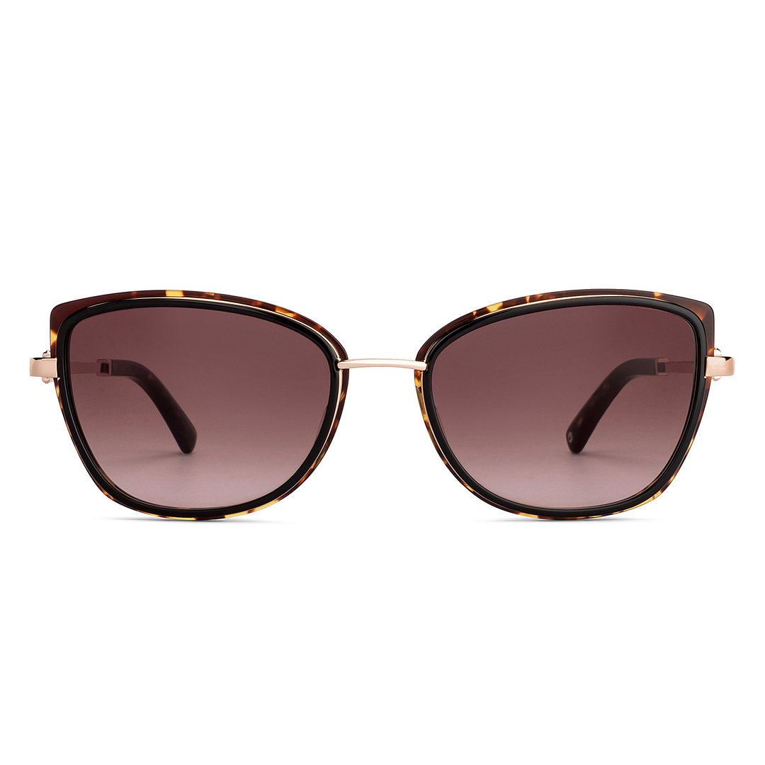 Buy Gold Black Tortoise Full Rim Cat Eye John Jacobs JJ Tints JJ