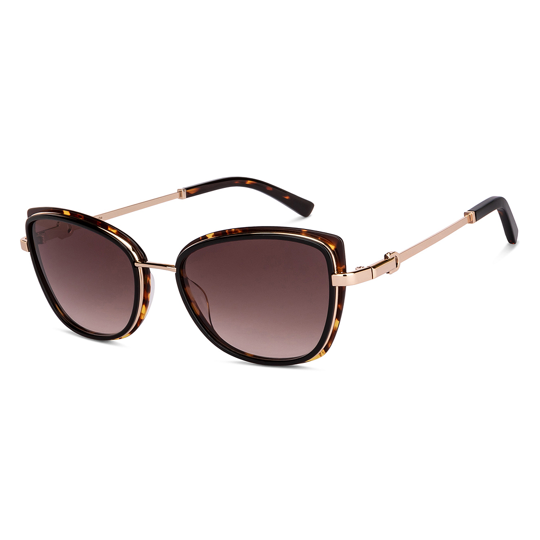Buy Gold Black Tortoise Full Rim Cat Eye John Jacobs JJ Tints JJ